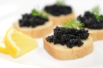 Teller, Kaviar