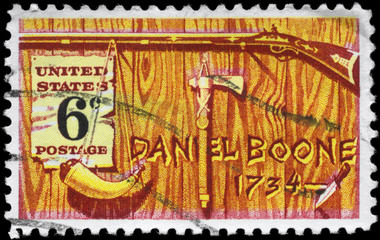USA - CIRCA 1968 Daniel Boone