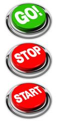 go, stop and start buttons
