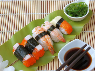 sushi ,traditional japanese food