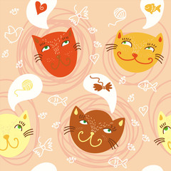 Cats And Dreams Pattern