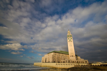 Obraz premium Great mosque of Hassan II, Kasablanca, Morocco