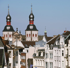 Old city buildings in Bonn