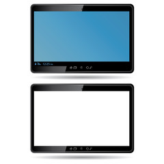 Digital tablet isolated on white