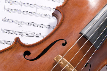 part of an old violin ..