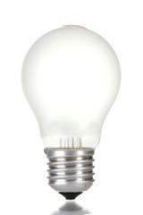 Light bulb isolated on white