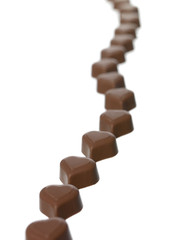 Heart shaped chocolate