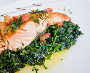 grilled salmon