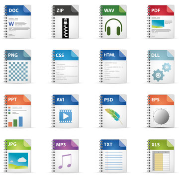 File Icons -Ringbuch-