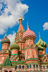 Fototapeta na wymiar Saint Basil's Cathedral in Moscow, Russia, Europa
