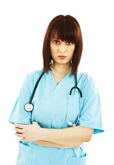 Fototapeta premium Nurse / young doctor portrait.