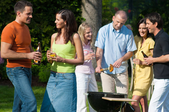 Grillparty im Garten