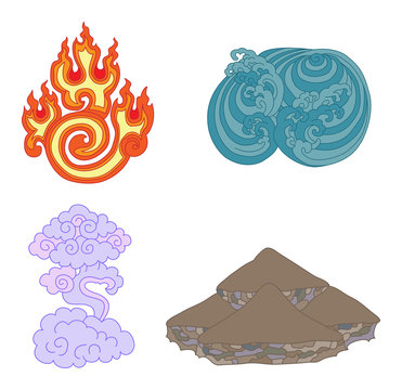 oriental symbols of elements