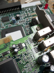 コンピュータのIC基盤