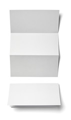 leaflet letter business card white blank paper template