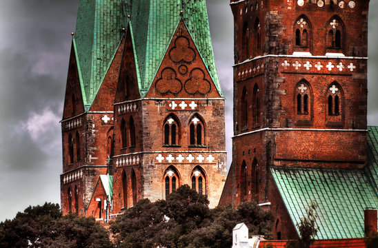 Kircht&uuml;rme zu L&uuml;beck