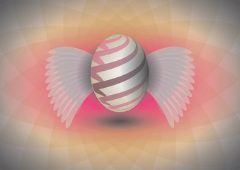 Uovo con le ali