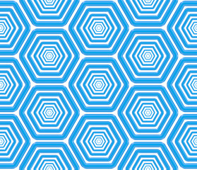 Seamless abstract background hexagon texture