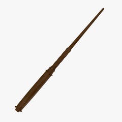 3d render of magic wand