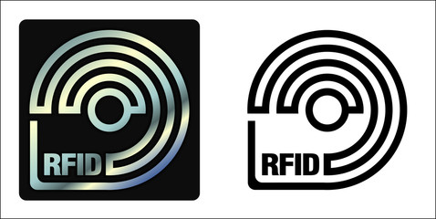 RFID - Logo - obrazy, fototapety, plakaty