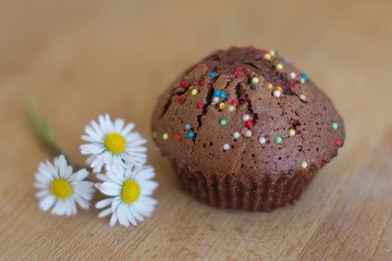 muffin billes de couleurs