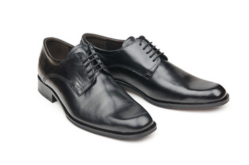 Male shoes in fashion concept