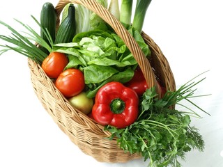 Diet of vegetables, healthy lifestyle