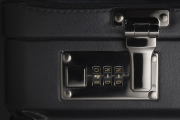 Briefcase Abstract with 911 on Lock