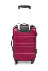 Luggage concept with case on the white