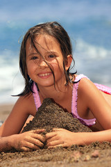 girl in the beach