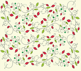 Floral pattern, symbol of flowers