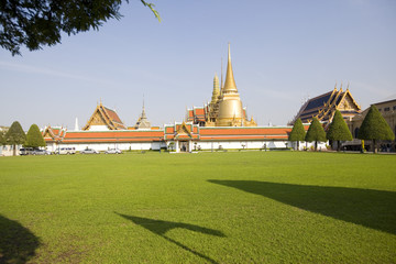 Grand Palace, the major tourism attraction in Bangkok, Thailand. © bennnn