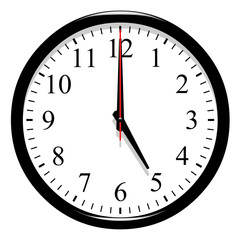 Horloge - 5 heure