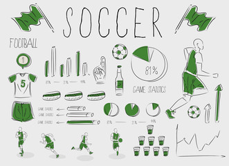 Soccer/football inforgrapic