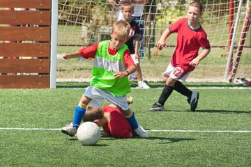 Obraz premium kids soccer