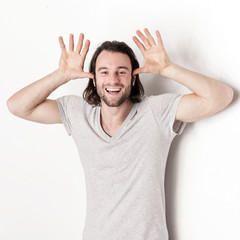 Fototapeta premium lustiger typ