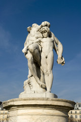 Fototapeta na wymiar Przysięga Spartakusa, Jardin des Tuileries, Paryż, Francja