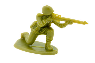 Plastic toy soldier