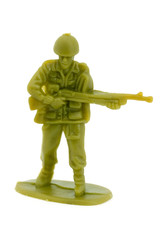 Plastic toy soldier