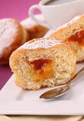 beignets à l'abricot
