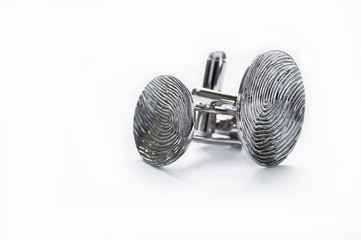 Fingerprint cufflinks