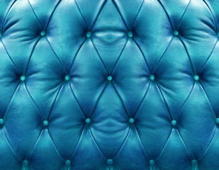 Blue upholstery leather