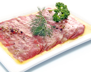 Carpaccio de boeuf