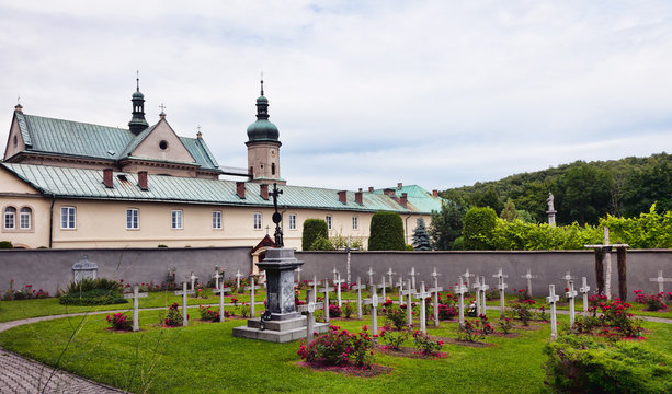 Poland - monastery of Discalced Carmelites in Czerna. Old abbey.