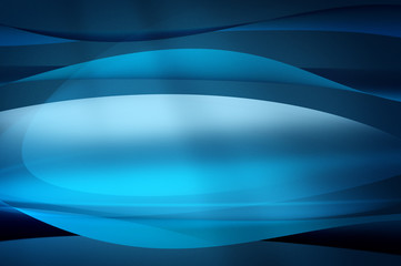 Abstract blue background, wave, veil or smoke texture
