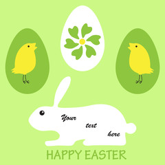 Happy Easter Greeting Card