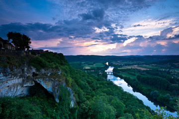 The Dordogne river from Domme