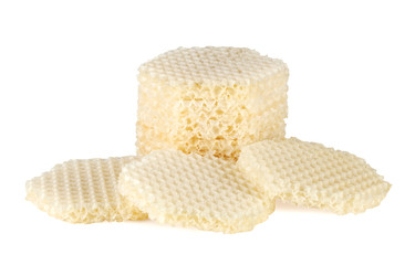 Tasty fresh crispy waffles