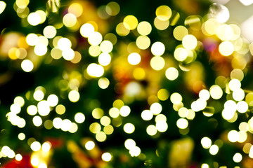 Blurred of christmas light