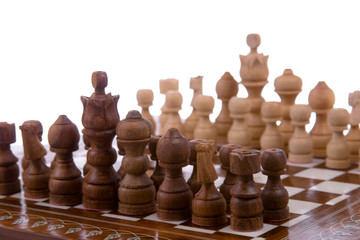 Wooden chess